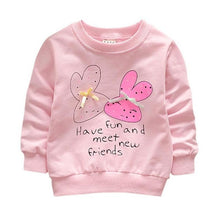 Load image into Gallery viewer, Baby Girl Sweatshirts Spring Shirts Infant Long Sleeve T-Shirts Clothes 2018 Spring Kids Bunny Cartoon Sweatshirt