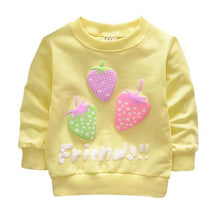 Load image into Gallery viewer, Baby Girl Sweatshirts Spring Shirts Infant Long Sleeve T-Shirts Clothes 2018 Spring Kids Bunny Cartoon Sweatshirt
