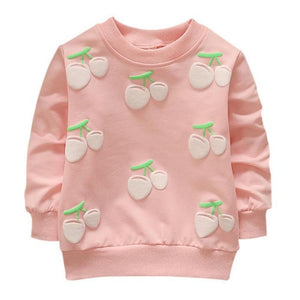 Baby Girl Sweatshirts Spring Shirts Infant Long Sleeve T-Shirts Clothes 2018 Spring Kids Bunny Cartoon Sweatshirt