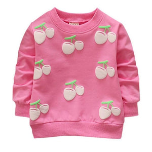 Baby Girl Sweatshirts Spring Shirts Infant Long Sleeve T-Shirts Clothes 2018 Spring Kids Bunny Cartoon Sweatshirt