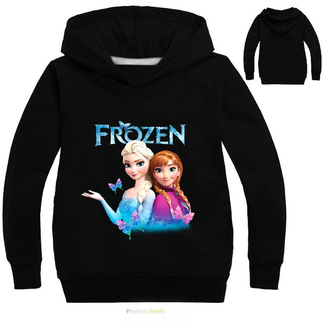 New Frozen 2 Elsa Anna Kids Baby Boys Girls Toddlers 3D printing Hoodies Cartoon Tracksuit Children Clothing Cute Sweatshirts