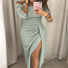 Load image into Gallery viewer, NEDEINS 2020 Fashion Sexy Long Summer Dress Women Elegant Vestido Party Dresses Plus Size Dresses Women Casual Night Dress
