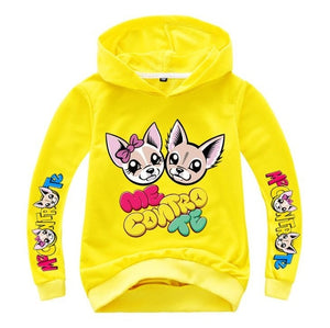 Spring Baby Boys Long Sleeve T-Shirts Kids Clothes Cartoon Me Contro Te Print Hoodies Girl Costume Children Sweatshirts Top Tees