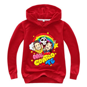 Spring Baby Boys Long Sleeve T-Shirts Kids Clothes Cartoon Me Contro Te Print Hoodies Girl Costume Children Sweatshirts Top Tees