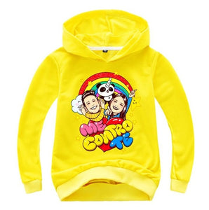 Spring Baby Boys Long Sleeve T-Shirts Kids Clothes Cartoon Me Contro Te Print Hoodies Girl Costume Children Sweatshirts Top Tees