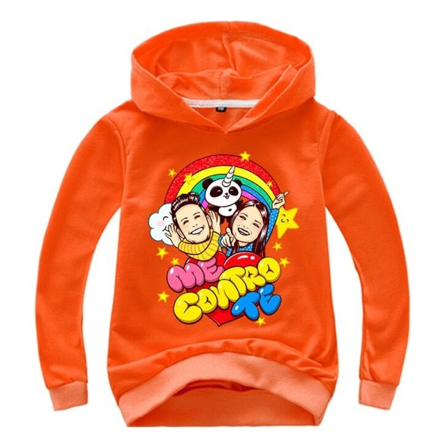 Spring Baby Boys Long Sleeve T-Shirts Kids Clothes Cartoon Me Contro Te Print Hoodies Girl Costume Children Sweatshirts Top Tees