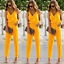 New Summer 2017 Sexy V neck Women Jumpsuit Long Pants Solid Rompers Women's Sleeveless One Piece Bodysuit Jumpsuit